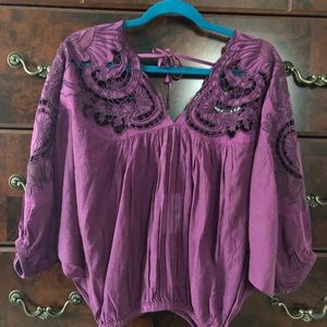 FREE PEOPLE bohemian top